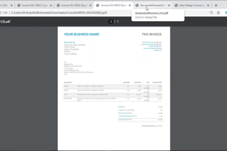 design custom xero invoice template for your brand