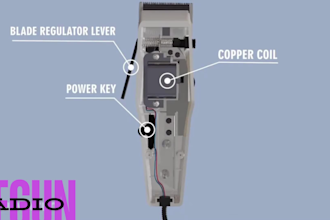 3d clipper animation 3d shaver 3d gadget animation hairclippers straight razor