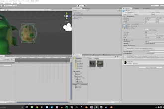 create unity scripts and game assets