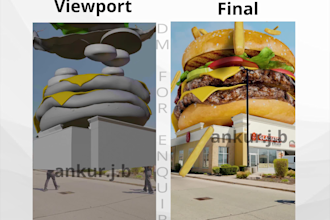 do realistic 3d cgi ads