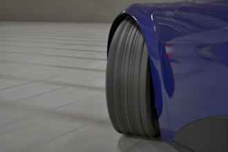 create a realistic 3d animated car commercial and simulation