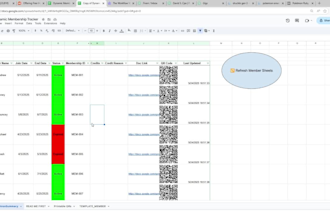 build custom google sheets or monday boards with qr automation