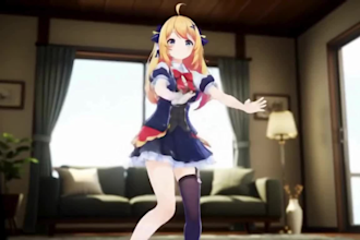 create 2d vtuber avatar rig live2d model anime style avatar png twitch emotes