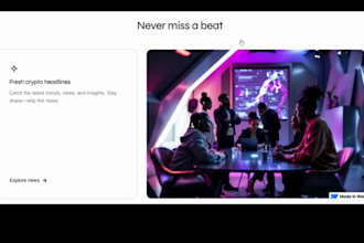 create crypto landing page website meme coin token website ico presale website