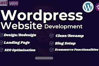 construire, concevoir site web, refaire, cloner développement site web wordpress