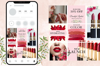 design for instagram feed using canva or using photoshop