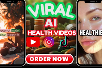 create viral ai health videos ai health supplement videos ai history shorts