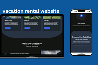 build vacation rental website lodgify website airbnb short term rental property