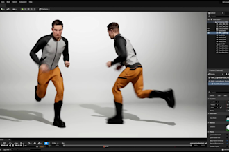 do custom 3d metahuman character 3d hair metahuman sci fi for music video