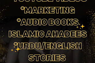record a professional,clear and confident voice over for your project