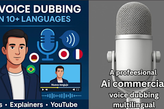 create ai voice dubbing for your commercial or promo