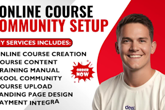 setup skool community, skool community management, online course skool community