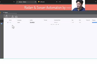 setup radarr and sonarr automation