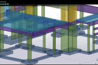 rebar drawings 3d 2d tekla with quantity takeoff report