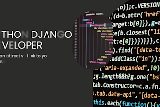 develop your web app using django python
