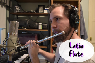 record awesome flute for your track