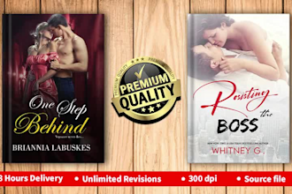 design professional erotic and romantic book cover