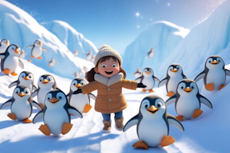create ai animation story, ai video art, 3d cartoon for kids