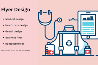 do medical flyer, health flyer, dental flyer, brochure flyer