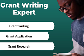 research and write winning grant proposals