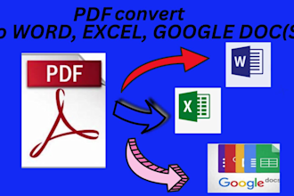 convert PDF to word