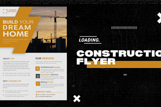 design mortgage construction home maintenance handyman flyer eddm post one pager