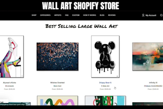 printable wall art shopify store print on demand canvas art shopify website