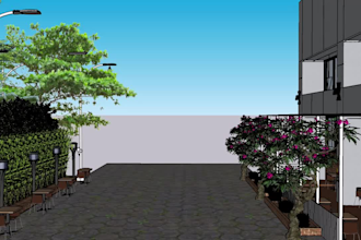 create eco friendly solar garden landscape design