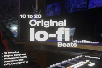 produce 10 original lofi beats