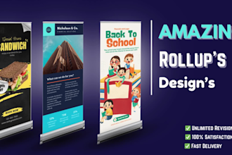 design banners, roll up banner and retractable banner