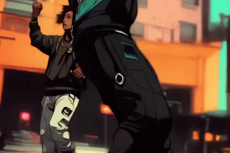 make custom animation of your single,2d cartoon music video 2d realistic video