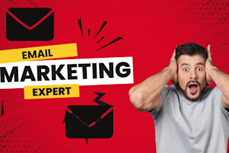 be your systeme io, getresponse, mailchimp, and klaviyo email marketing expert