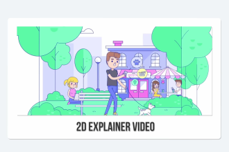 create an animated explainer video or sales video