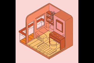 create unique 3d illustration with ipad and hand draw