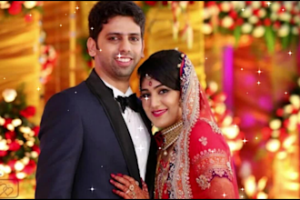 create amazing wedding,birthday slideshow video