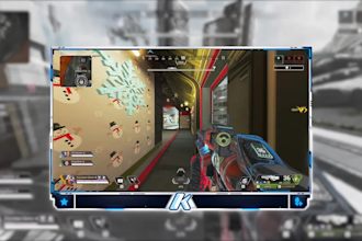 make facecam design for kick, twitch streamers