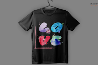 do amazing t shirt design inclusive typography for merchandise