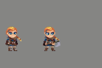 create pixel art character tileset 2d rpg assets rpg maker pixel loop animation
