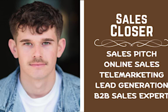be your high ticket sales closer sales representative sales leads cold calling
