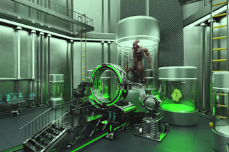 3d modelling environment with blender