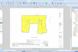 do concrete rebars take off and cost estimate in plan swift