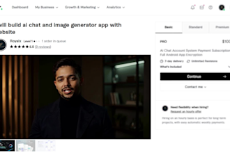 create ai website development , chatgpt, ai saas