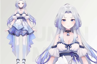 draw and rig live2d vtuber model, 2d vtuber , vtuber rigging, pngtuber, live2d