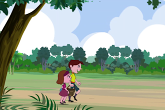 create delight 2d cartoon animation and explainer for your vision