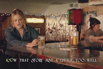 write female american country music lyrics with electric guitar vibes