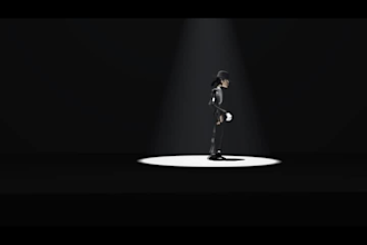 make micheal jackson dance and promote your logo or text