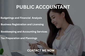 be public accountant, for your bookkeeping