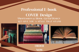 design format an eye catching ebook cover for amazon KDP and kindle