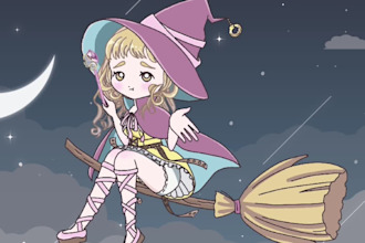 draw and rig a full body pngtuber plus avatar for streaming