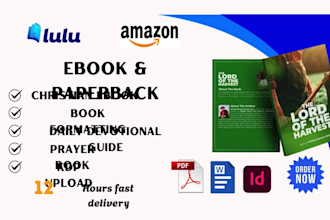 profread format christian ebook  kdp upload vellum reedsy indesign canva lulu